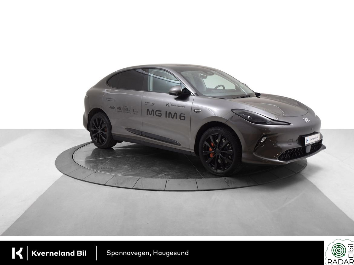 MG IM 6 100kWh-800V-Luftfjæring-505kmWLTP-751HK-21"-4hjulsstyr