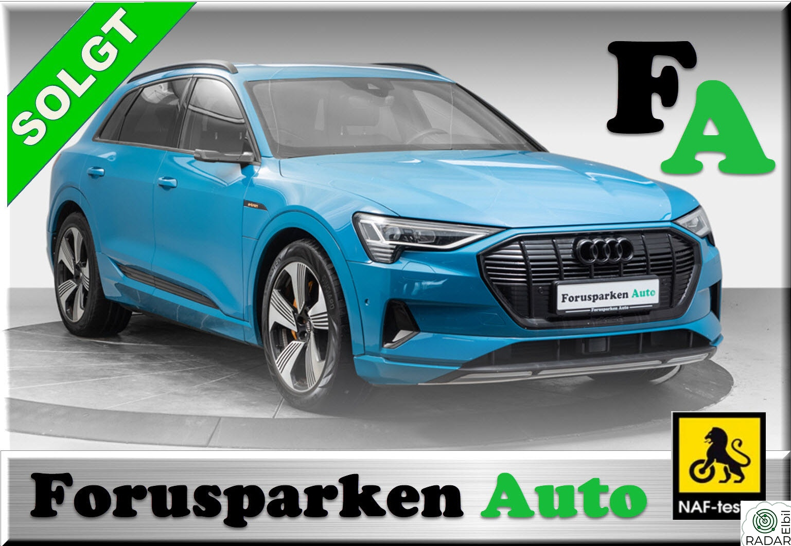 AUDI e-tron 55 Edition One. EN eier / krok / EU til 2027,