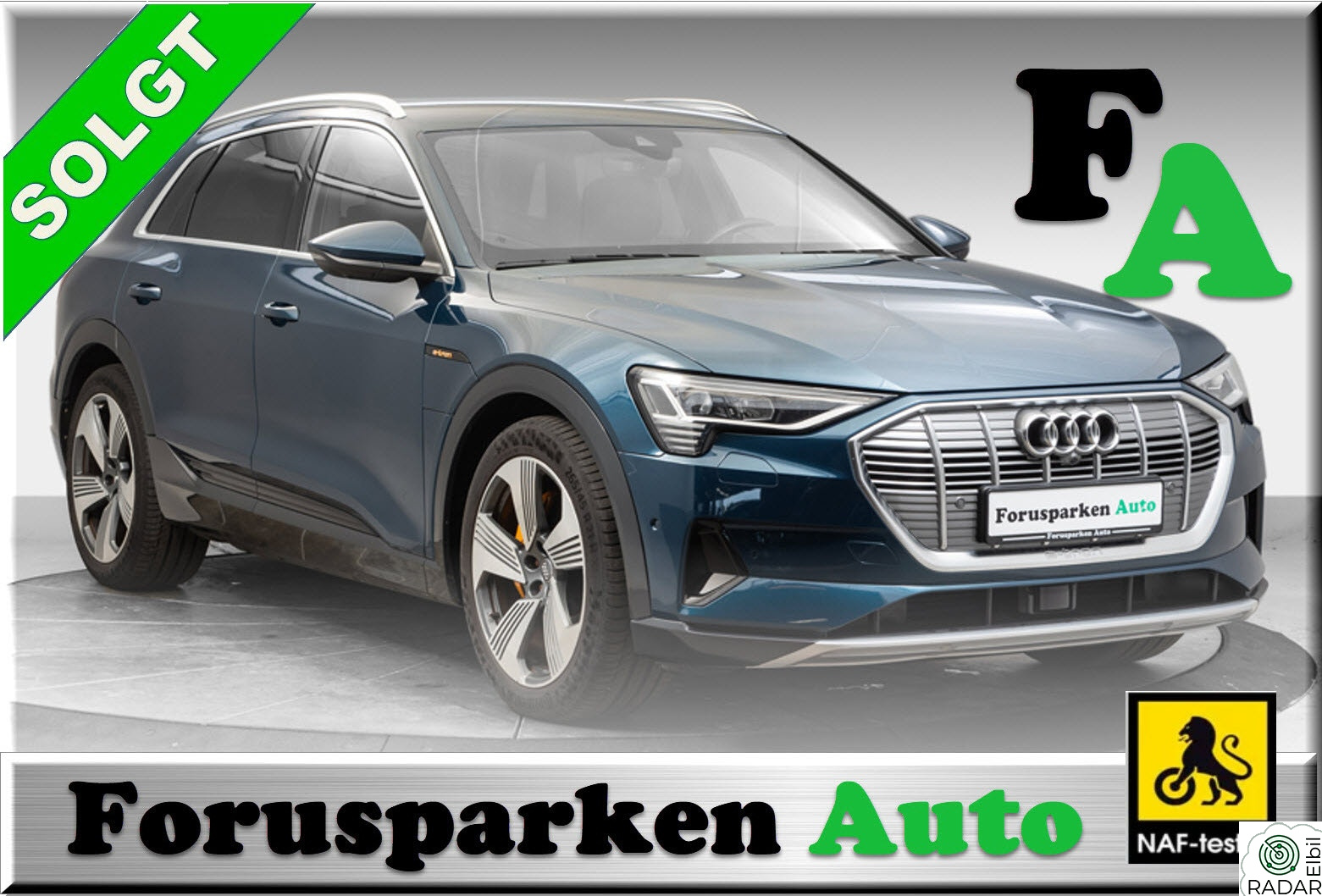AUDI e-tron 55 Exclusive S-line. Kun 2 eiere/ LAV km/ EU til 2027,