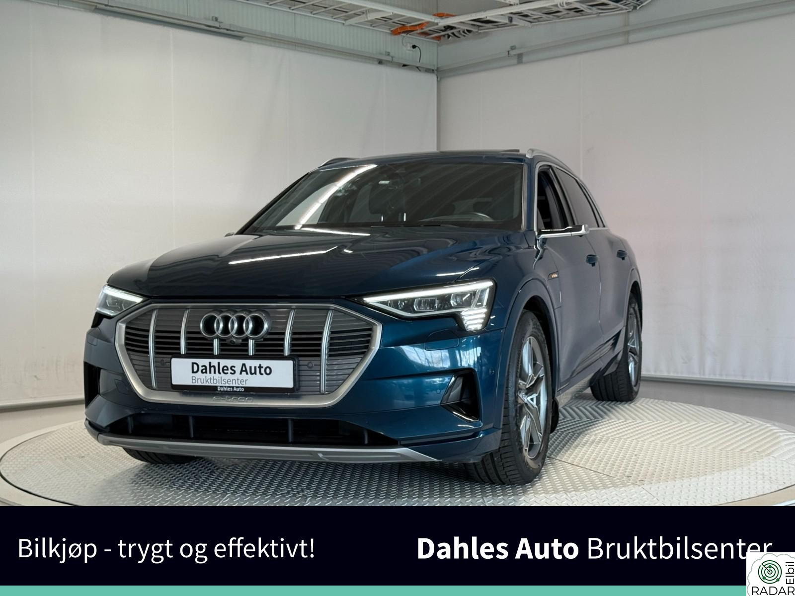 AUDI e-tron 55 Exclusive, S-line sportspakke,krok,pano,skinn,360