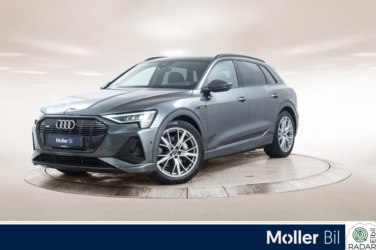 AUDI e-tron 55 55 S Line - Nattsyn, HUD, B&O, 360Kam, Skinn, Krok, 21"