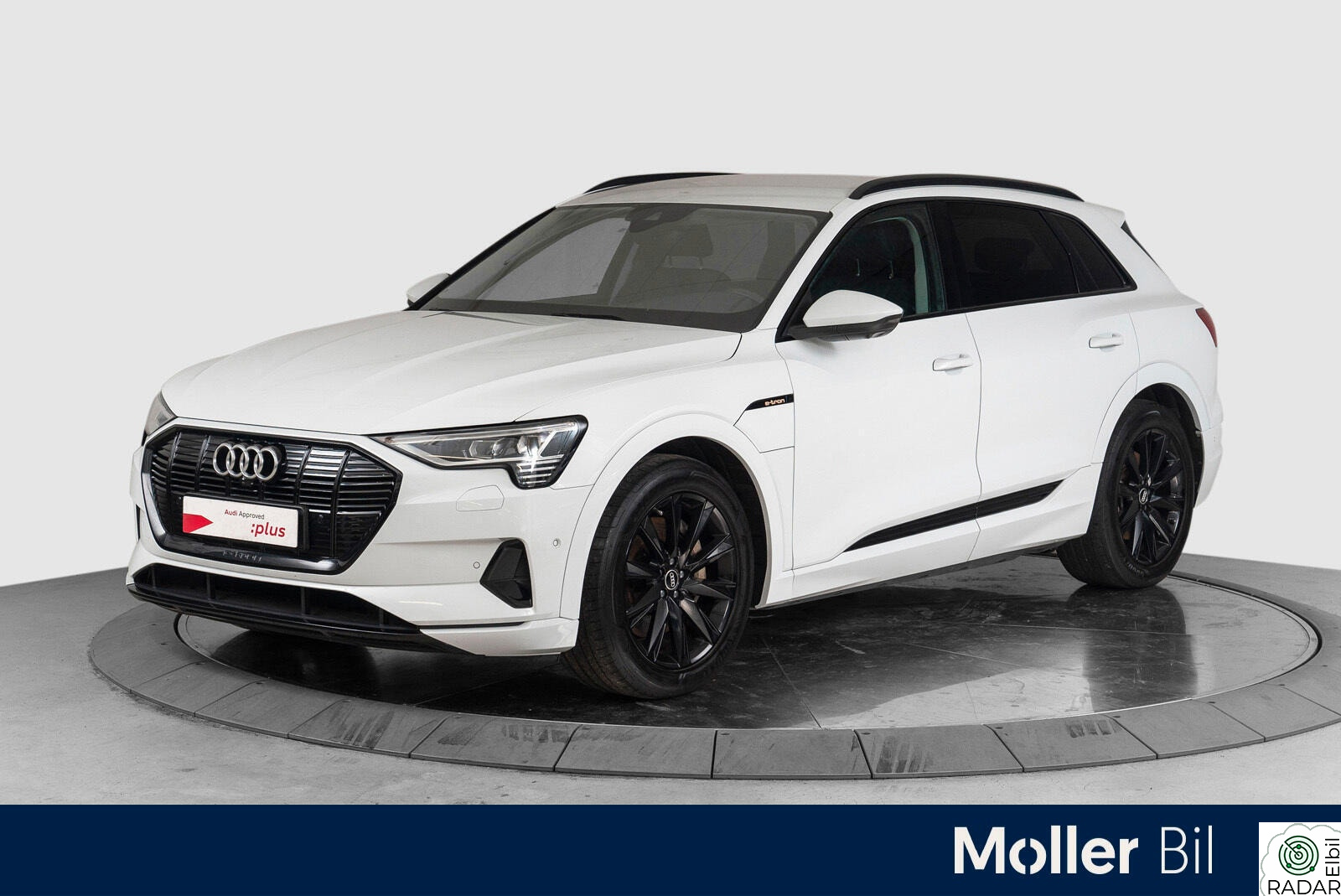 AUDI e-tron 55 55 Advanced Business Sort optikk,360" kamera,Alcantara+