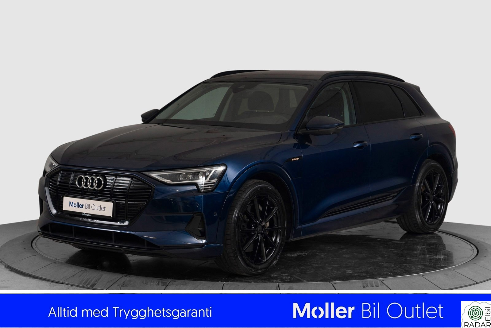AUDI e-tron 55 55 Advanced Business - 360Kam, Sort optikk, Krok, ACC