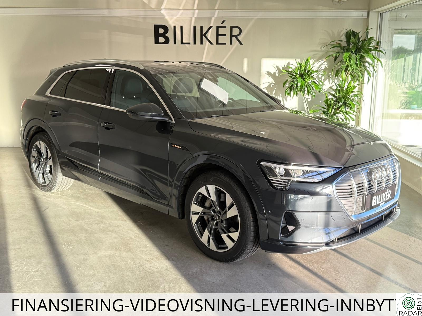 AUDI E TRON 55 55 Advanced Hengerfeste/Skinn/R-Kamera/LAV KILOMETER!