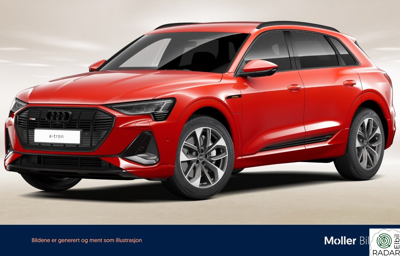 AUDI E TRON 55 55 S Line Sport - 360Kam, B&O, Matrix, Krok