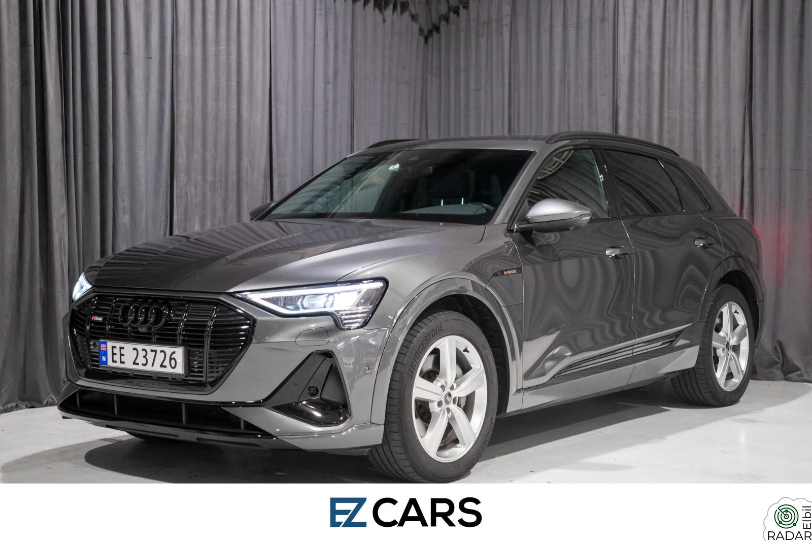 AUDI E TRON 55 55 S-Line Sport / Ny Pris! EU2026 / Skinn / Krok /