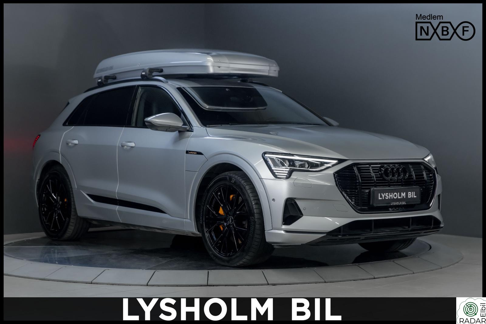 AUDI E TRON 55 55 Takboks/Krok/Matrix/Pano/B&O/Solgardiner/Svart optik