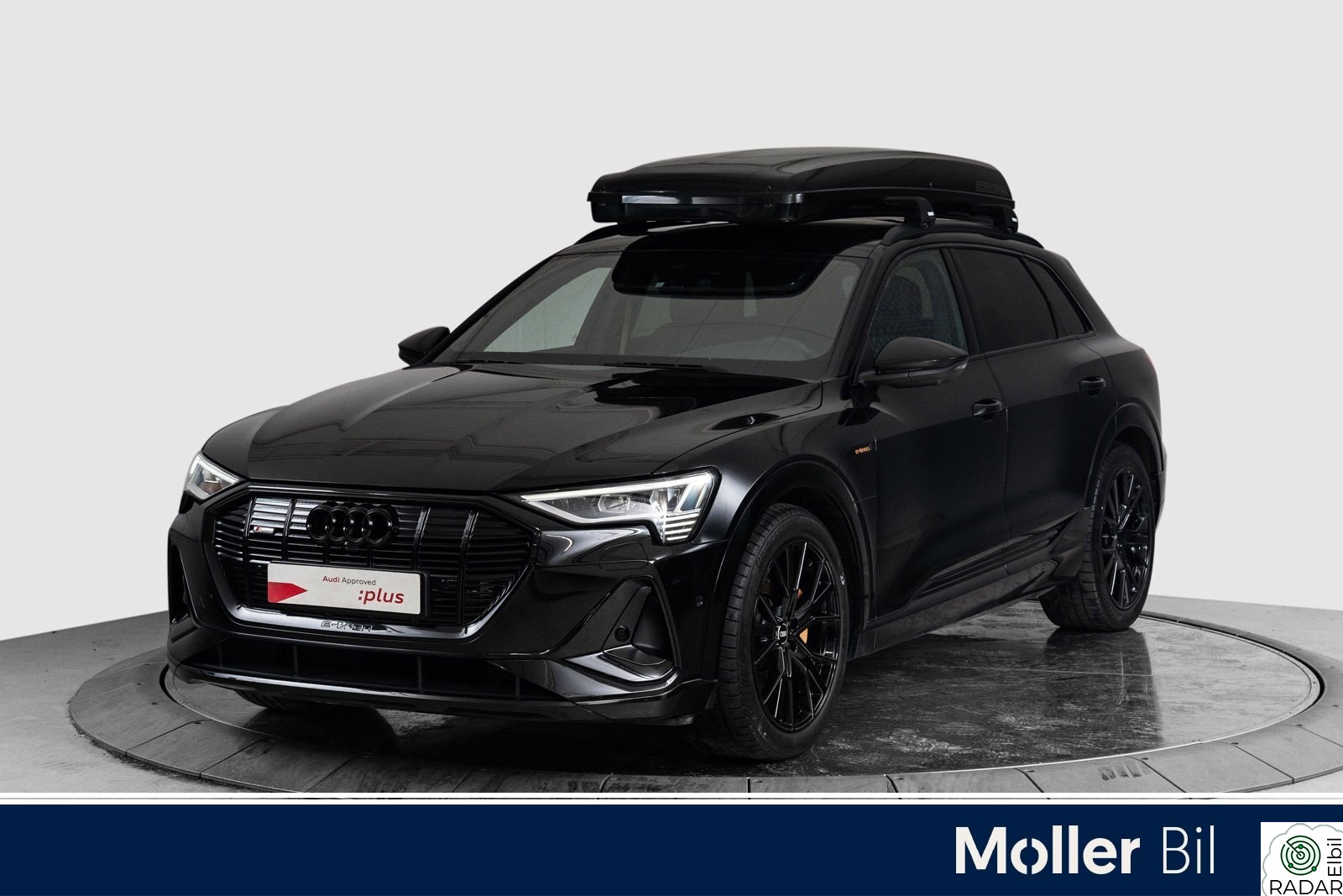 AUDI E TRON 55 55 s line sp black edit, Skinn, B&O, Krok, 360',Matrix+