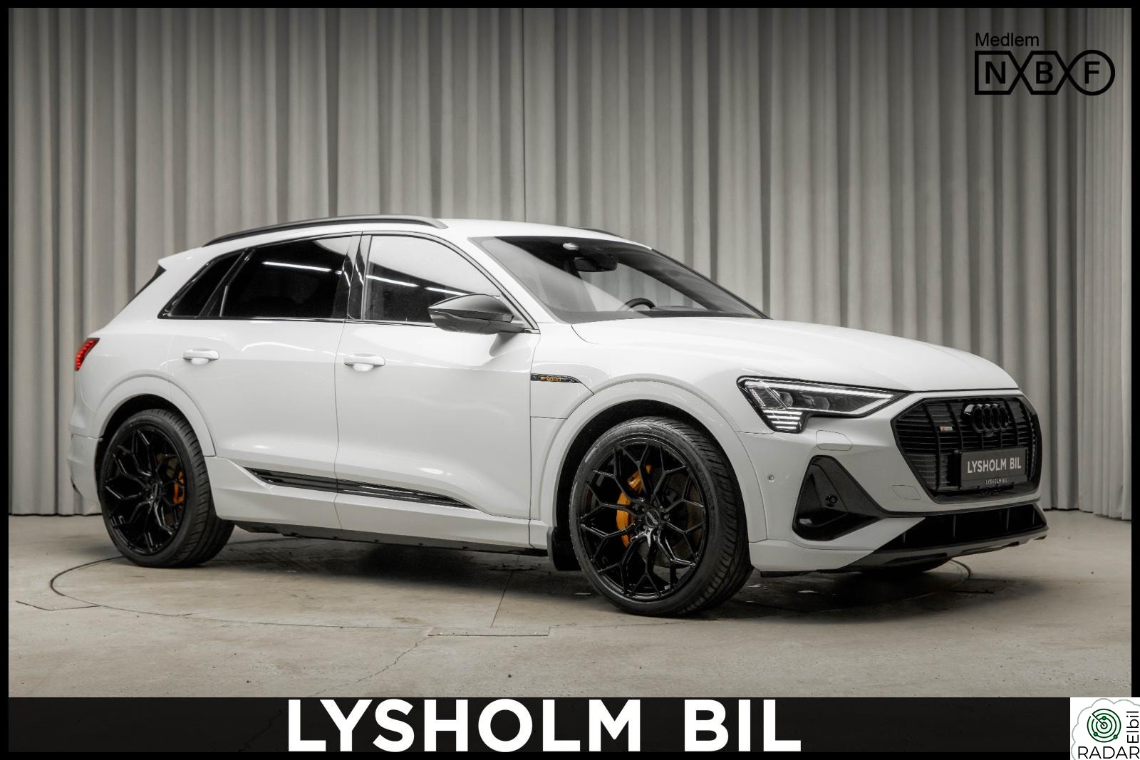 AUDI E TRON 55 55 SUV/Black Edition/2x S-Line/Svart optikk/22"/B&O/HUD
