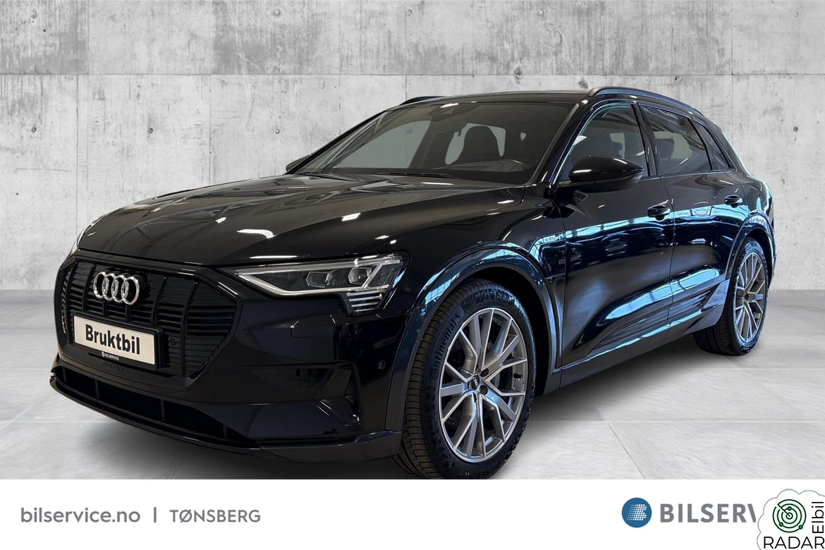 AUDI e-tron 55 quattro Krok/ACC/S-line/HUD/Luft/21"/Sort-Optikk