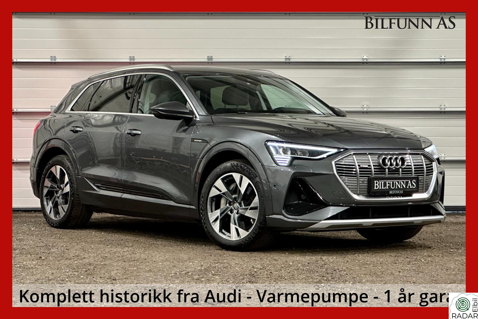 AUDI e-tron 55 55 S-line Sport, Skinn, ACC, Krok, El-seter, B&O, Norsk