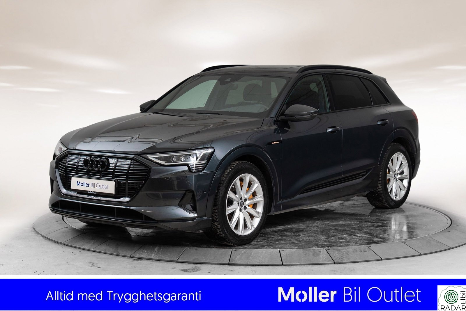 AUDI e-tron 55 55 Advanced Business - Pano, R.Kam, Sort Optikk, LED