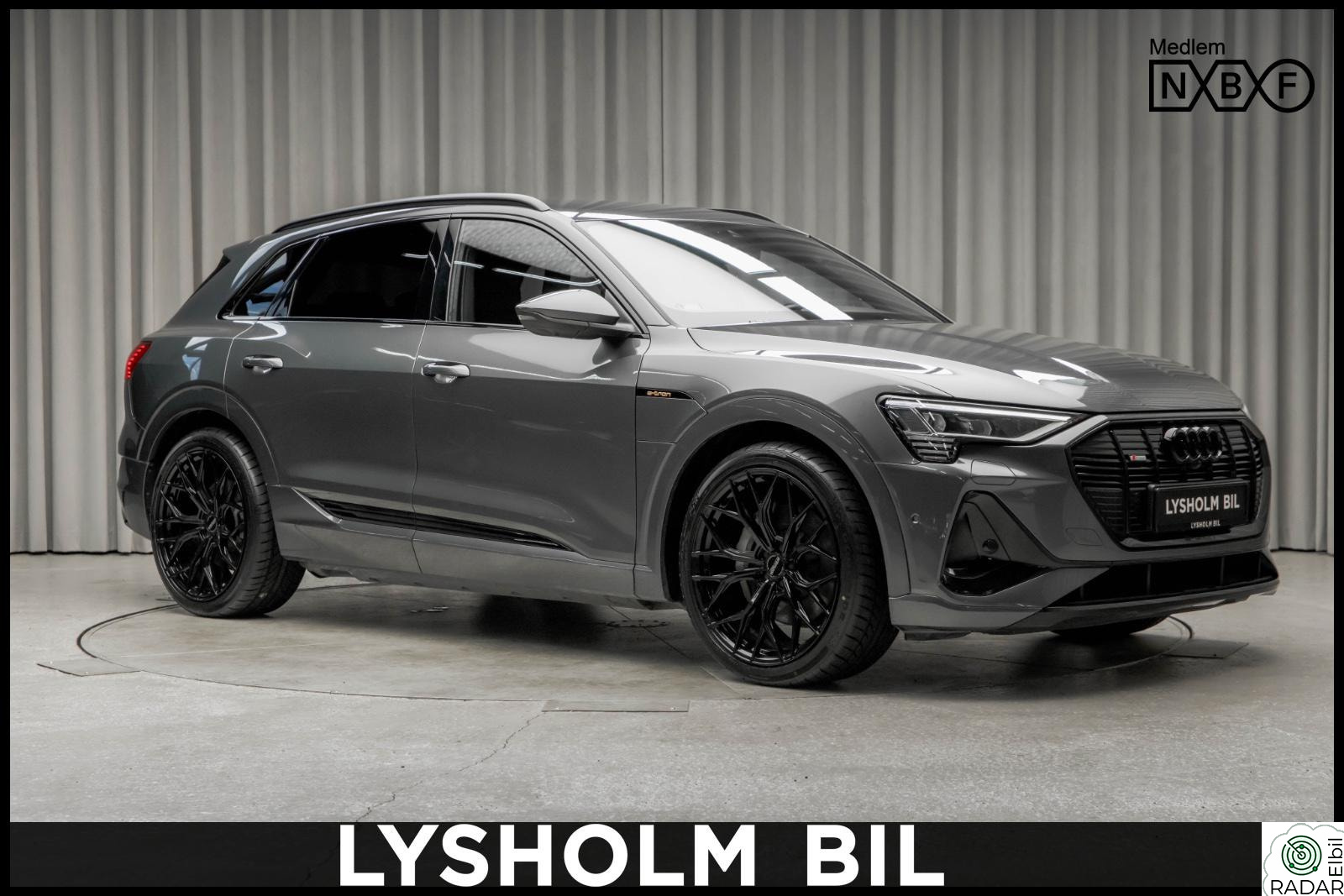 AUDI E TRON 55 55 S-Line Sport/Svart optikk/Massasje/Ventilasjon/BO ++
