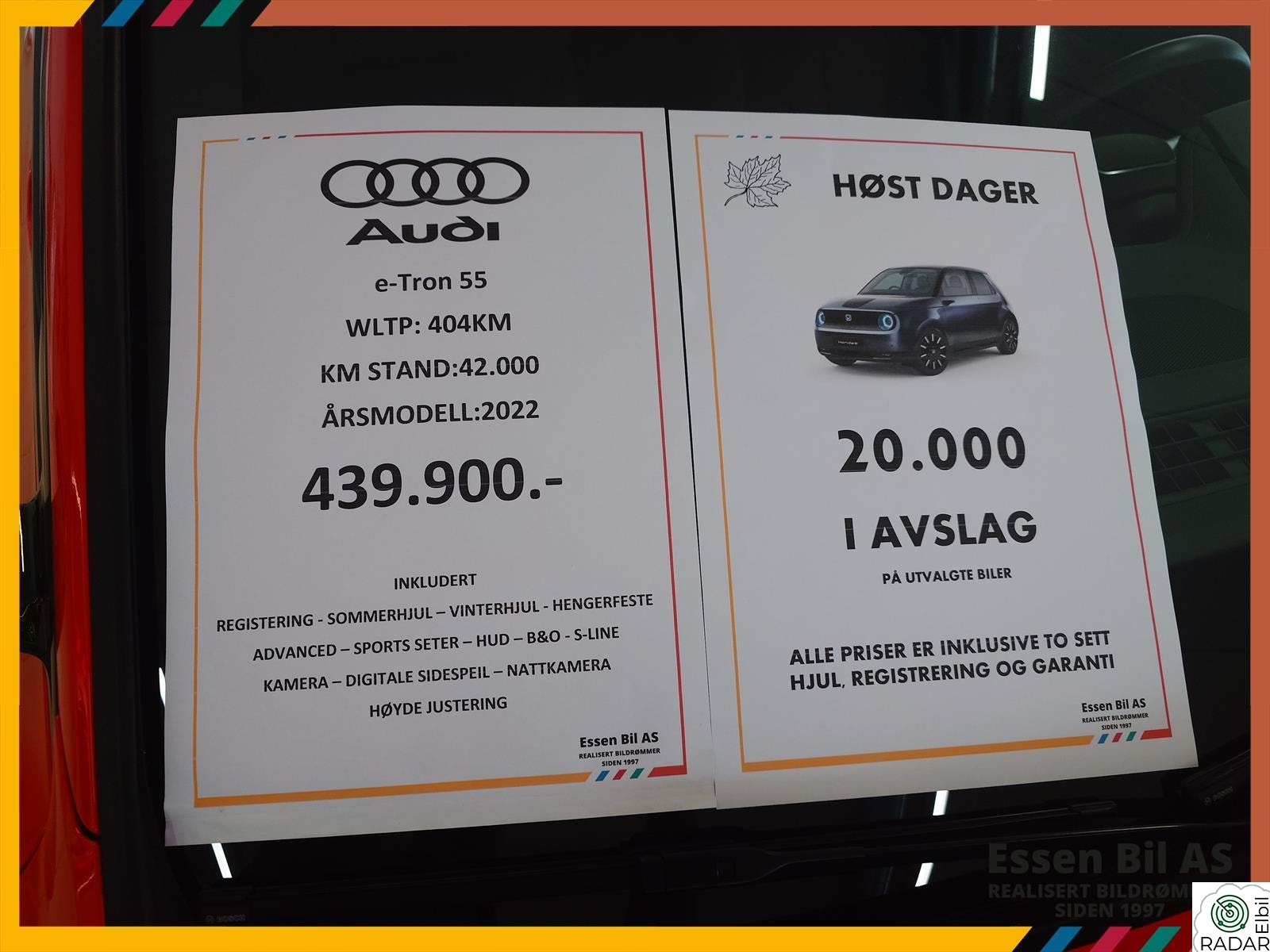 AUDI e-tron 55 HØST DAGER - KAMPANJE