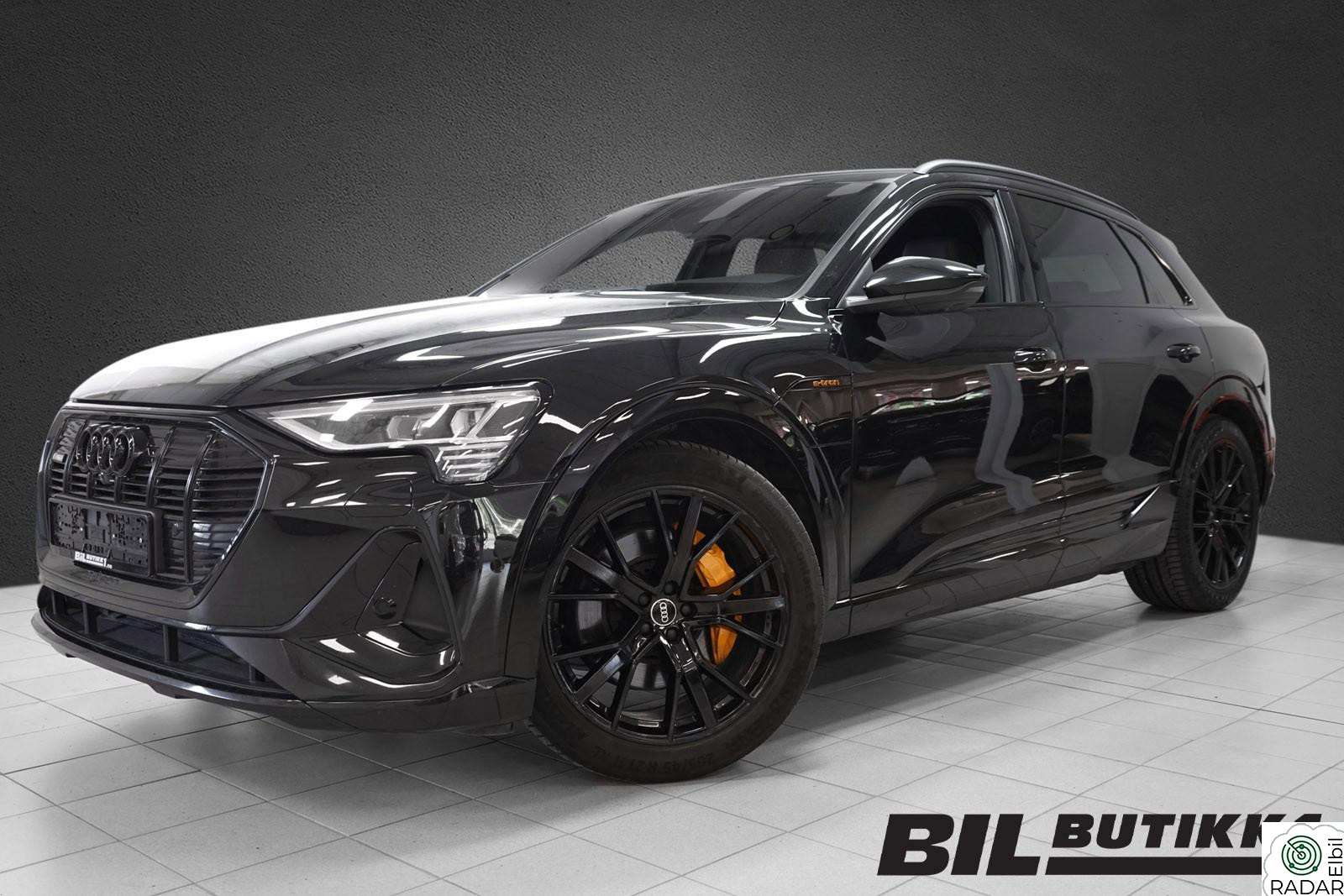 AUDI E TRON 55 55 S Line Sport Black Edition | Norsk bil | Krok | +mm