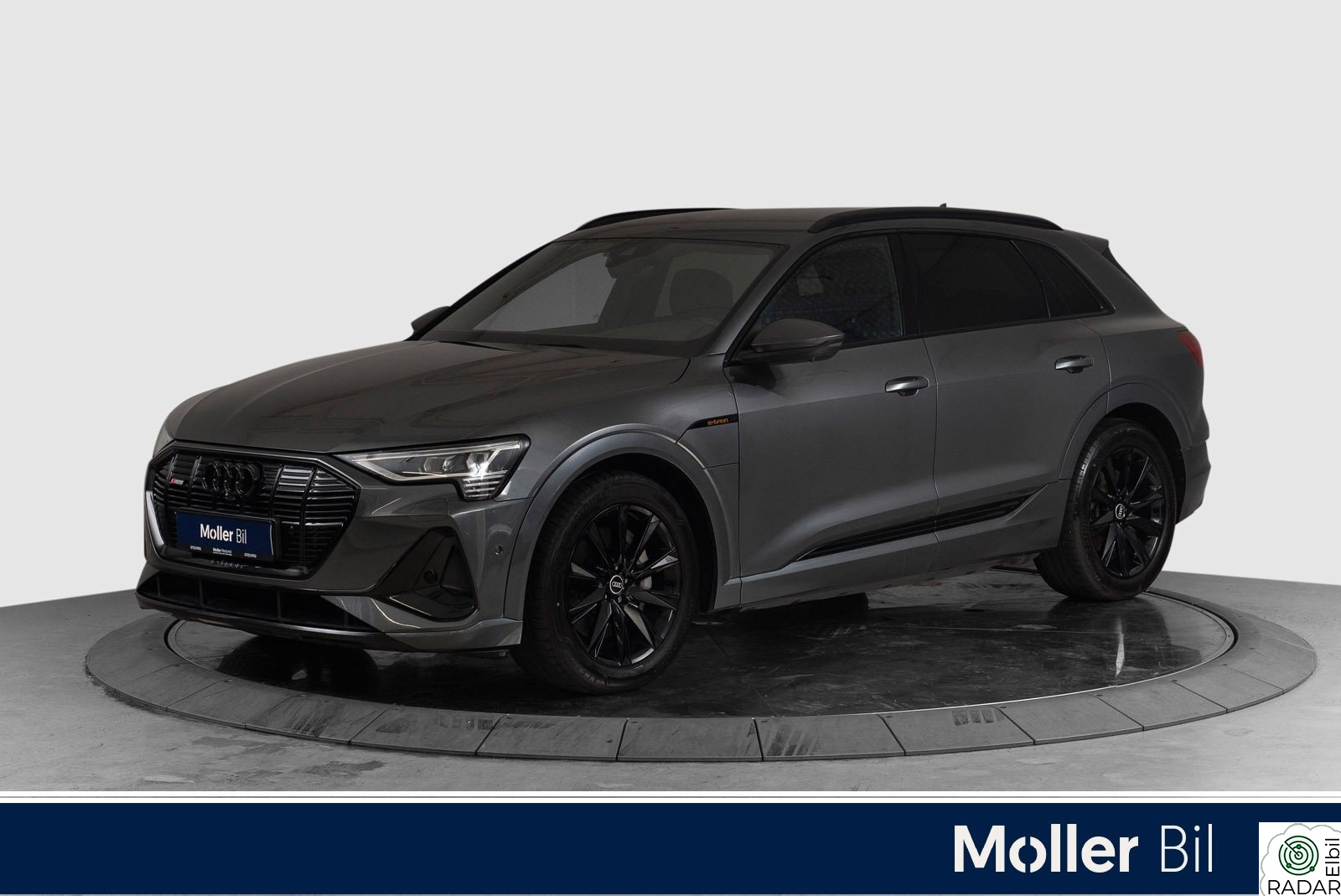 AUDI E TRON 50 50 S Line Sport - 360Kam, Krok, ACC, Sort Optikk