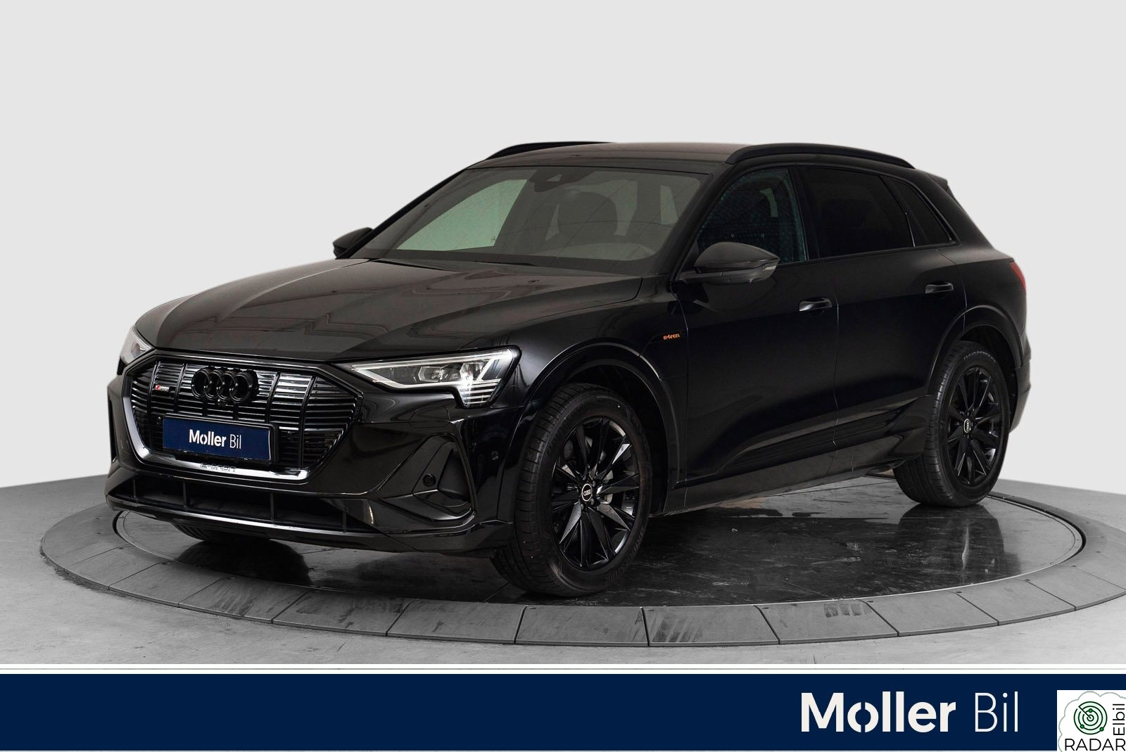 AUDI E TRON 50 50 S Line Sport - 360Kam, Skinn, Sort Optikk