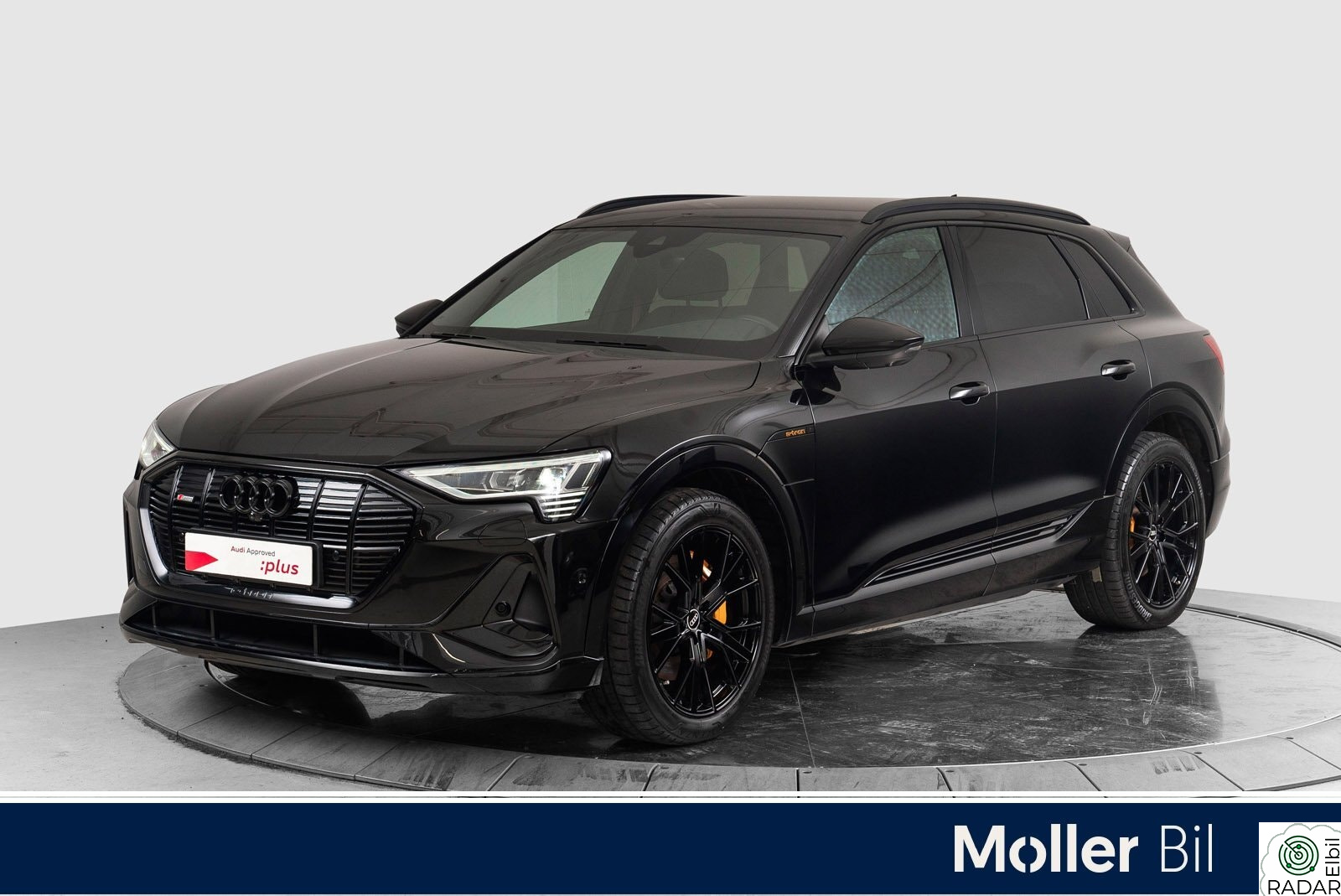 AUDI E TRON 55 55 S-line Black ed. 21'', 360, Krok, El.seter, Skinn+++