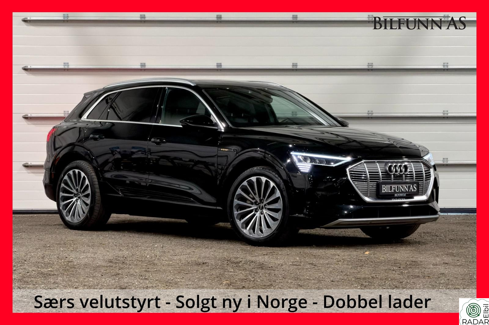 AUDI E TRON 55 55 Advanced Sport, HUD, Pano, Skinn, B&O, Krok, 360