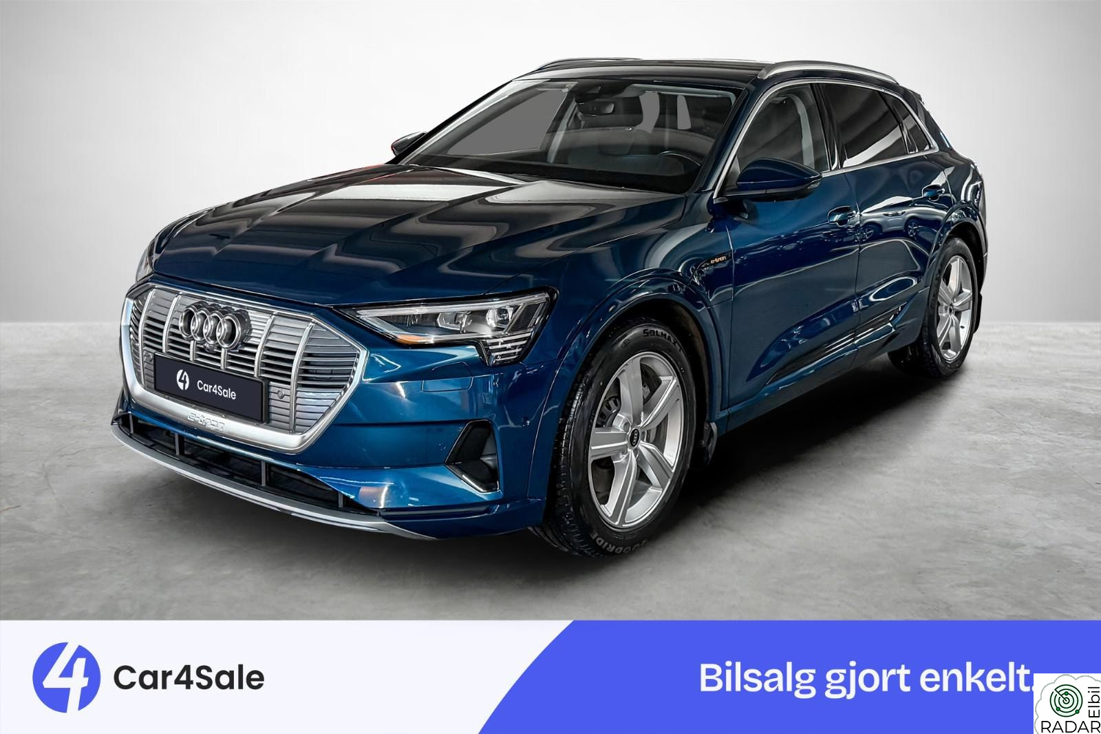 AUDI E TRON 55 55 417km / ACC / LED / 360kam / Krok / Skinn/ Norsk +++