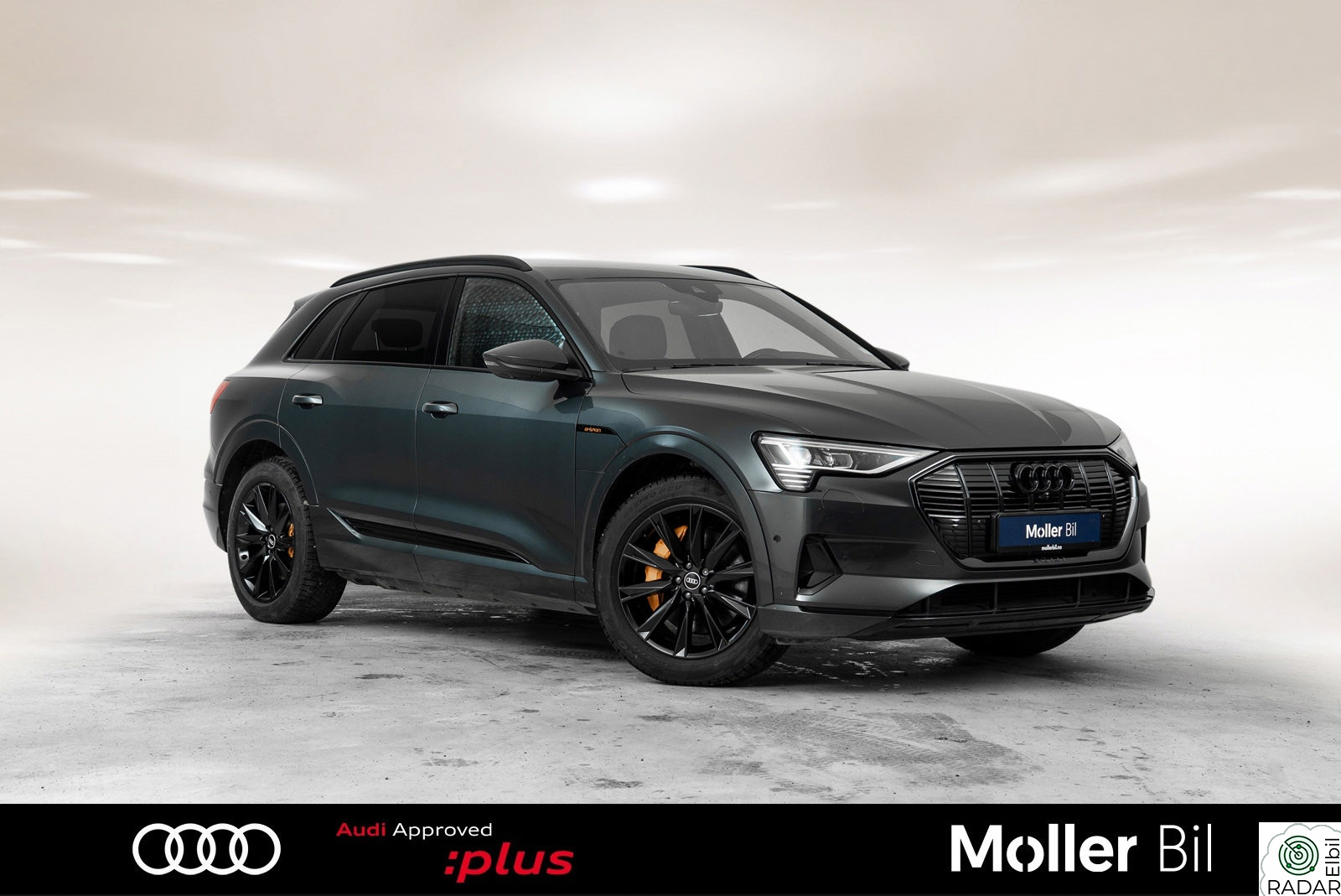 AUDI E TRON 55 55 Adv Sport Editionpakke-Matrix-B&O-El.seter i skinn