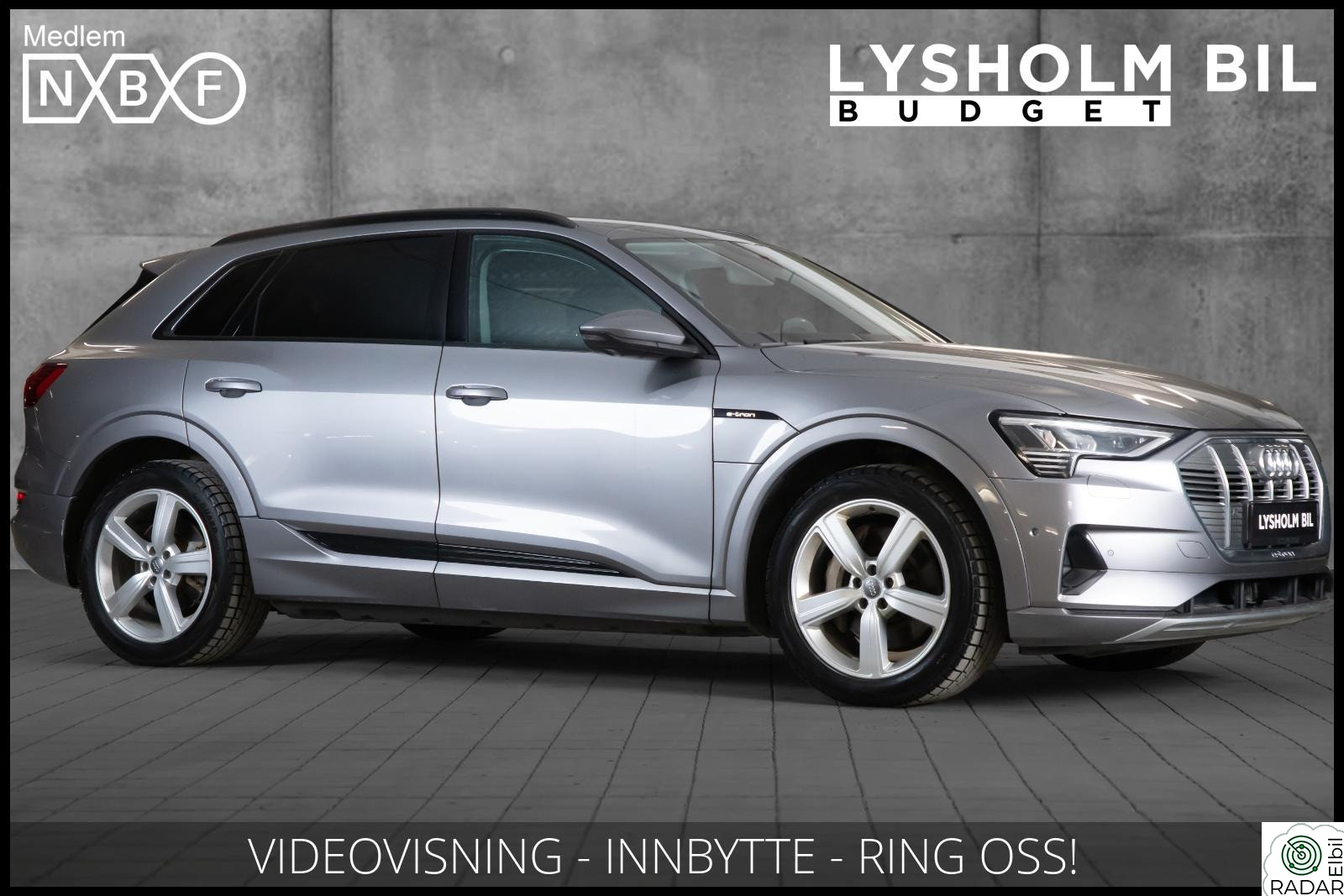 AUDI e-tron 55/Luftfjæring/Krok/360*Kamera/ACC/Matrix/HUD