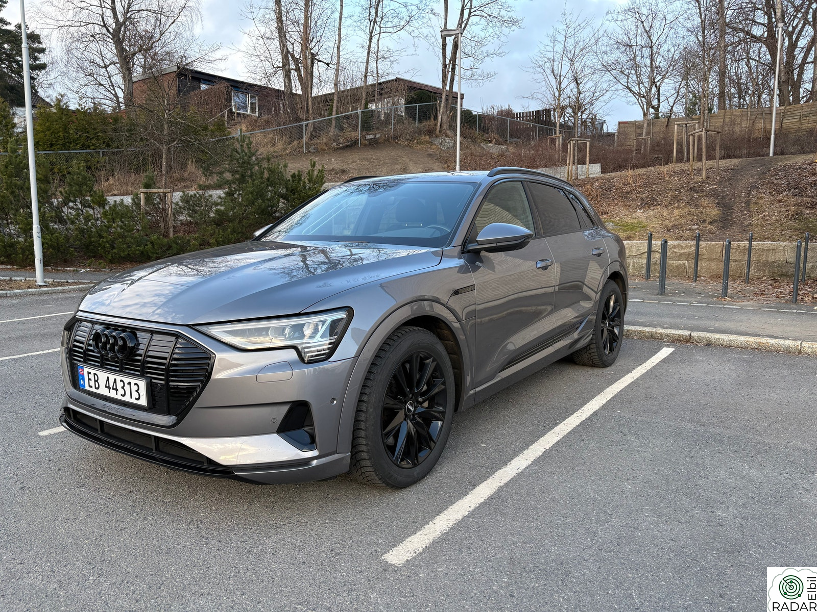 AUDI e-tron 55 55 Advanced B./krok/360°/Black optikk/El. sportsseter +