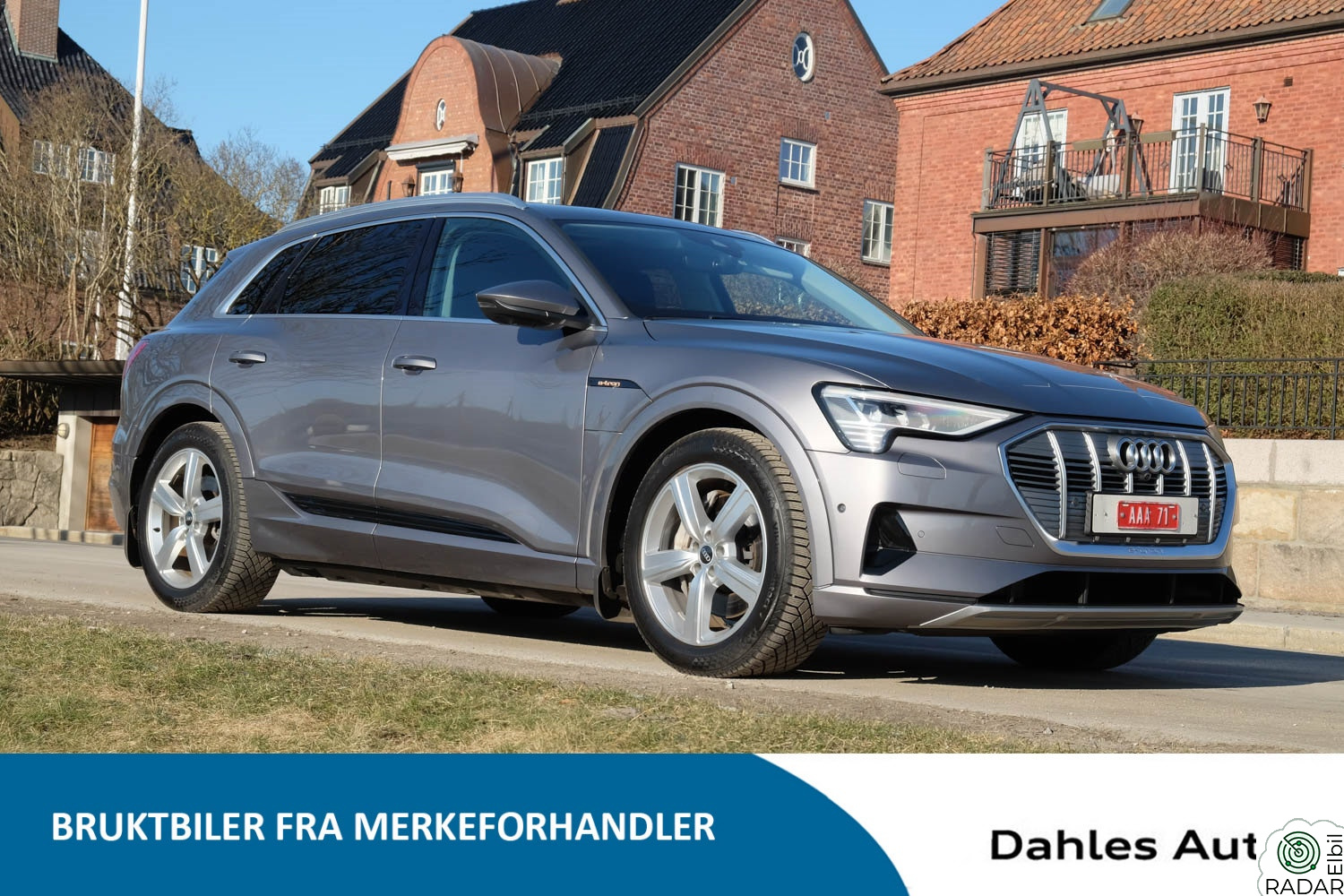 AUDI e-tron 55 55 advanced sport Panorama, 360, Skinn, H.feste +++