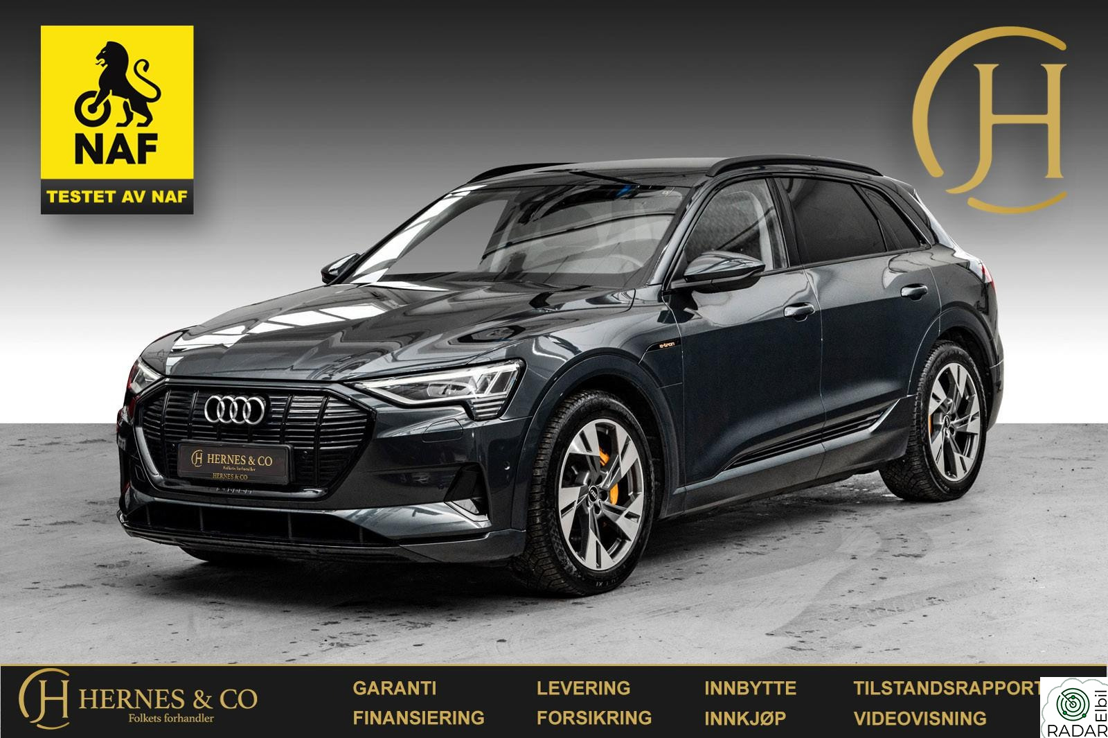AUDI e-tron 55 55/NAF/S-line/Advanced BusinessKrok/Skinn/Ad.Cruise/S+V