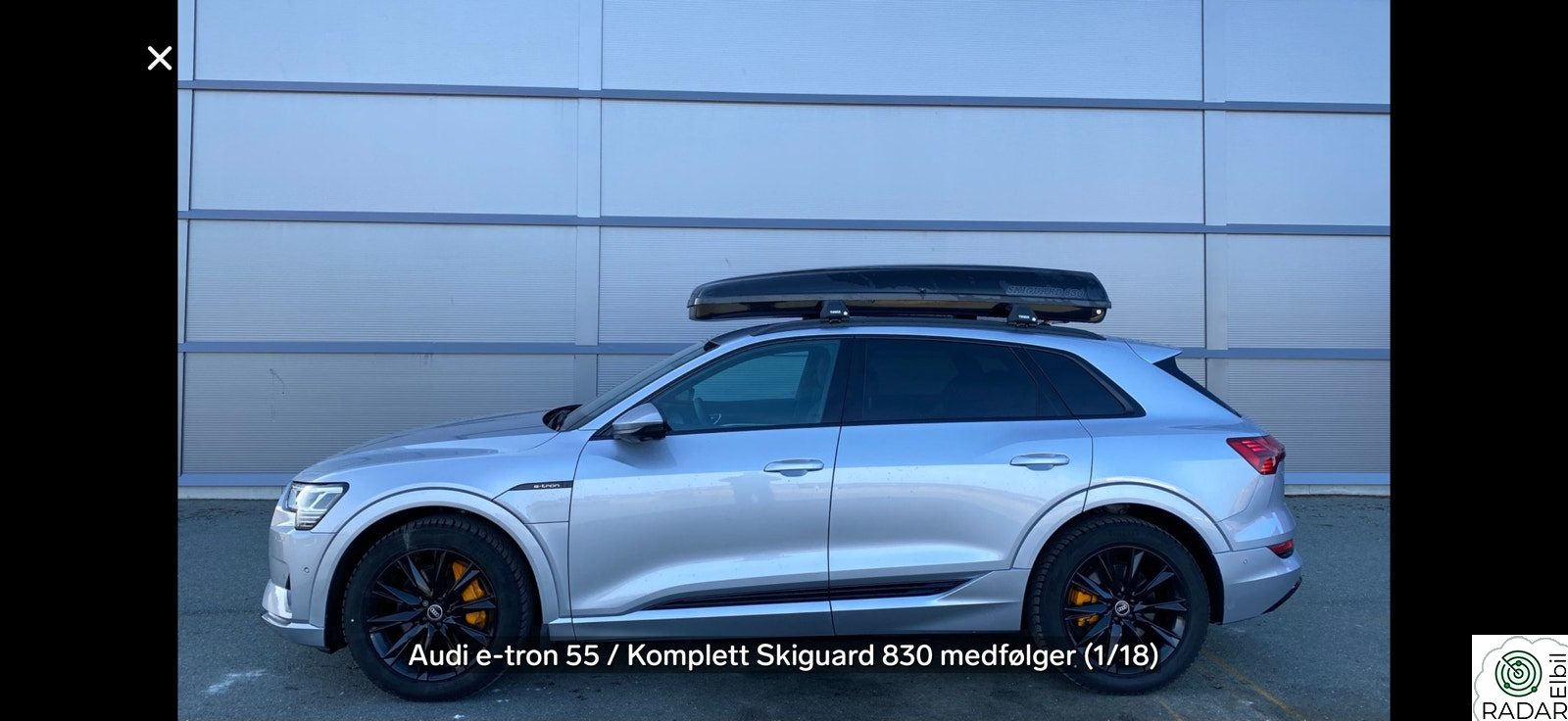 AUDI E TRON 55 55 Advanced Sport/Black Edition/Night Vision/Norsk