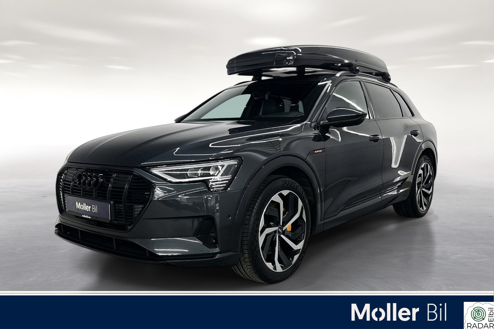 AUDI E TRON 55 55 Advanced Sport - HUD, Skinn, Matrix, Krok, 21"