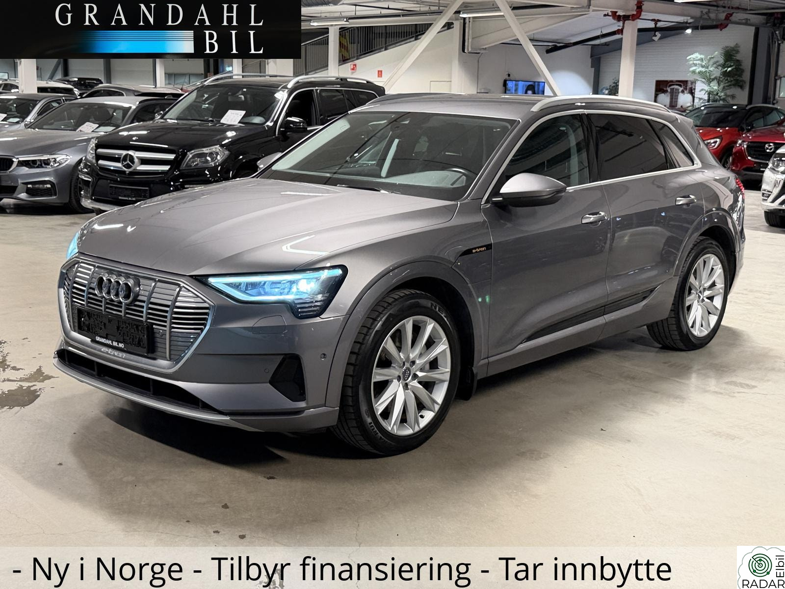 AUDI E TRON 55 55 - SKINN - HENGERFESTE - TAR INNBYTTE