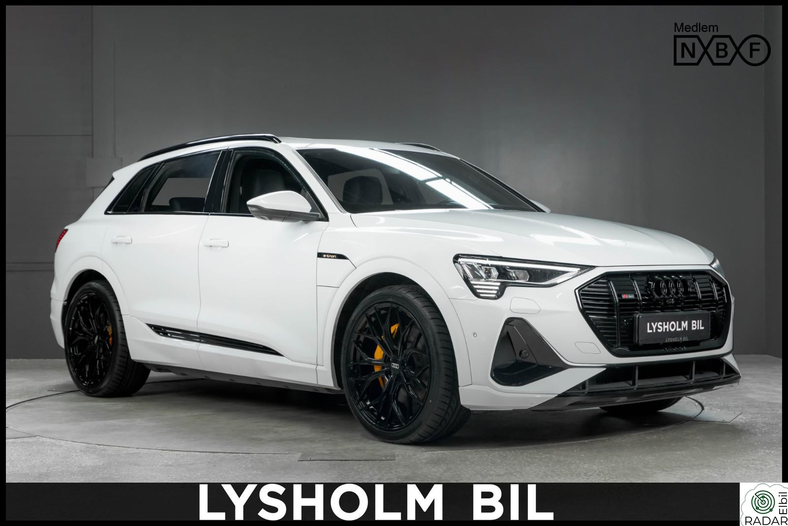 AUDI e-tron 55 55 2x S-Line/"Svart optikk"/HUD/NightV/BO/Pano/Matrix +