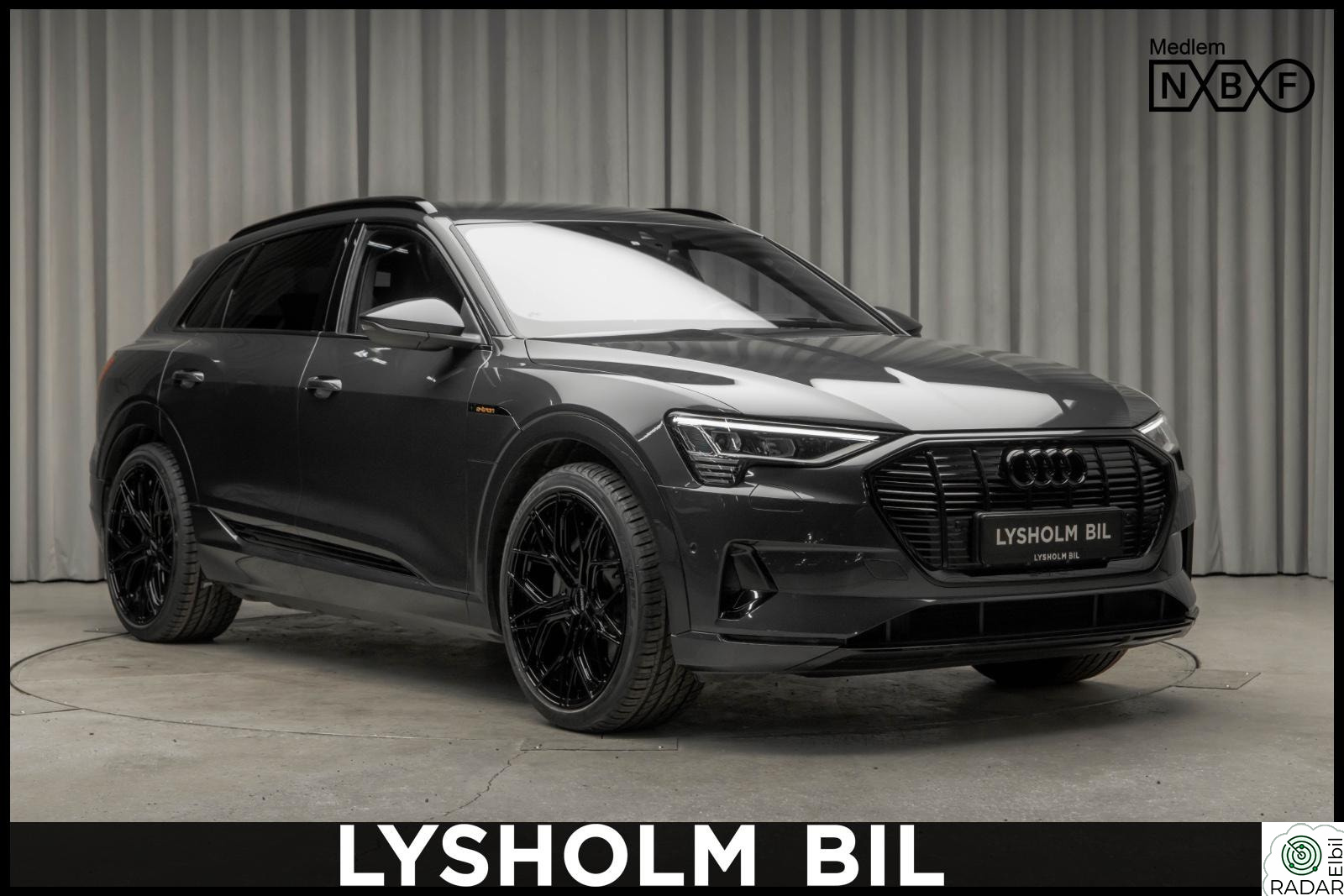 AUDI e-tron 55 55 SUV S-Line/Svart optikk/HeadUp/NightVision/B&O/ ++