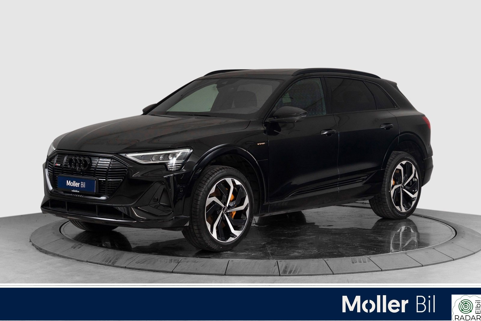 AUDI E TRON 55 55 S Line Sport - Pano, 360Kam, Krok, Sort Optikk