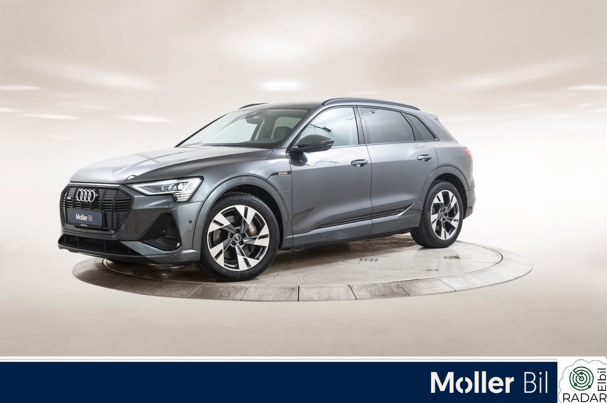 AUDI E TRON 55 55 S Line Sport - 21", 360Kam, B&O, Krok, Skinn