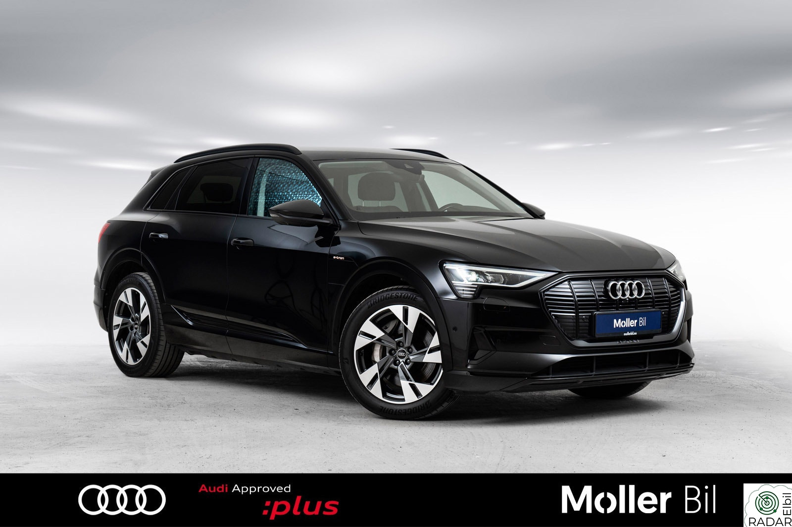 AUDI E TRON 55 55 Adv Sport H.feste-Skinn Valcona-Rattvarme-El.seter