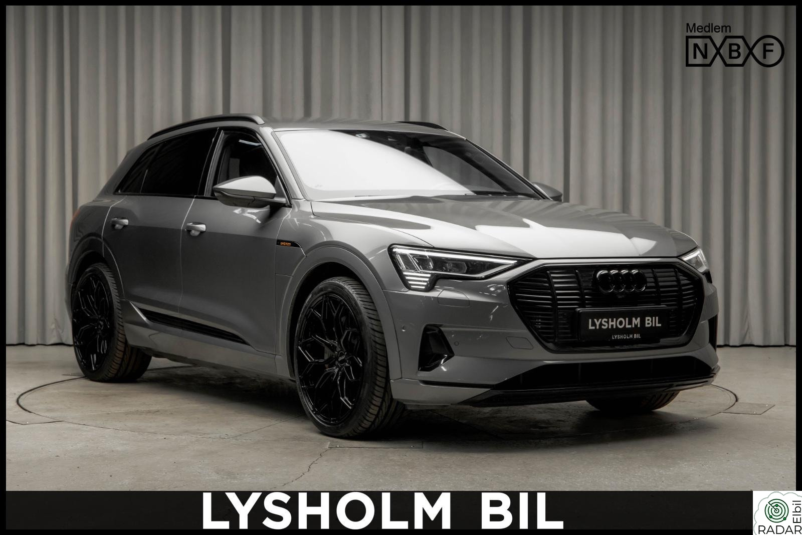 AUDI E TRON 55 55 SUV/Advanced Sport/Svart optikk/B&O/Krok/Matrix/360+