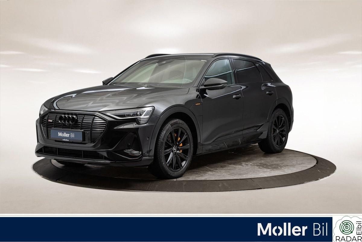 AUDI E TRON 55 55 s line Black Edition 360kam/Hengerfeste/Skinn