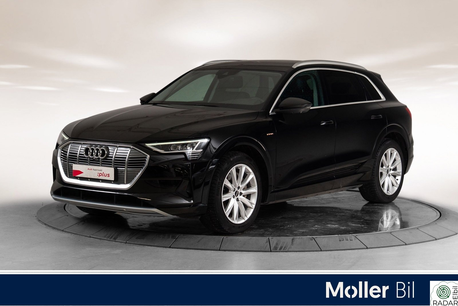AUDI E TRON 55 55 advanced sport, Valcona skinn, 360', Navi, El.seter+