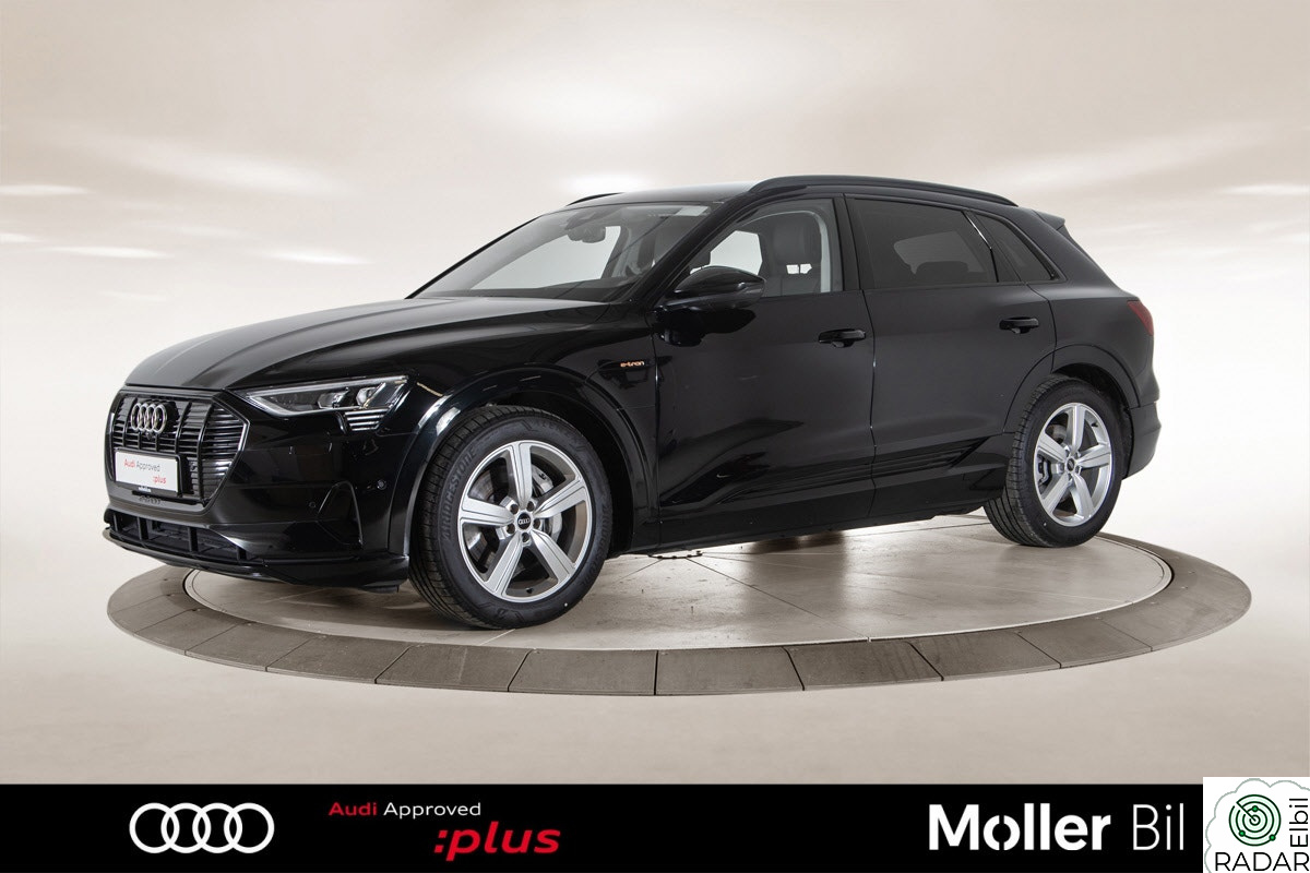 AUDI E TRON 55 55 Advanced Sport Sportsseter,BlackEdition,Hengerfeste