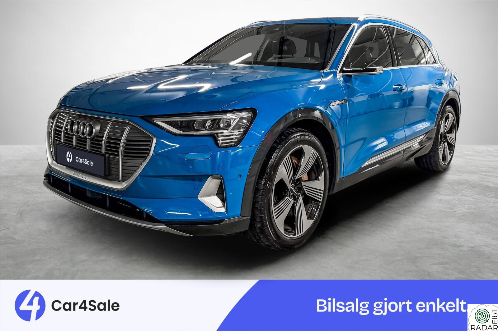 AUDI e-tron 55 Quattro 417km/ 1 Eier/ Skinn/ Pano/ Virtual/ Krok ++