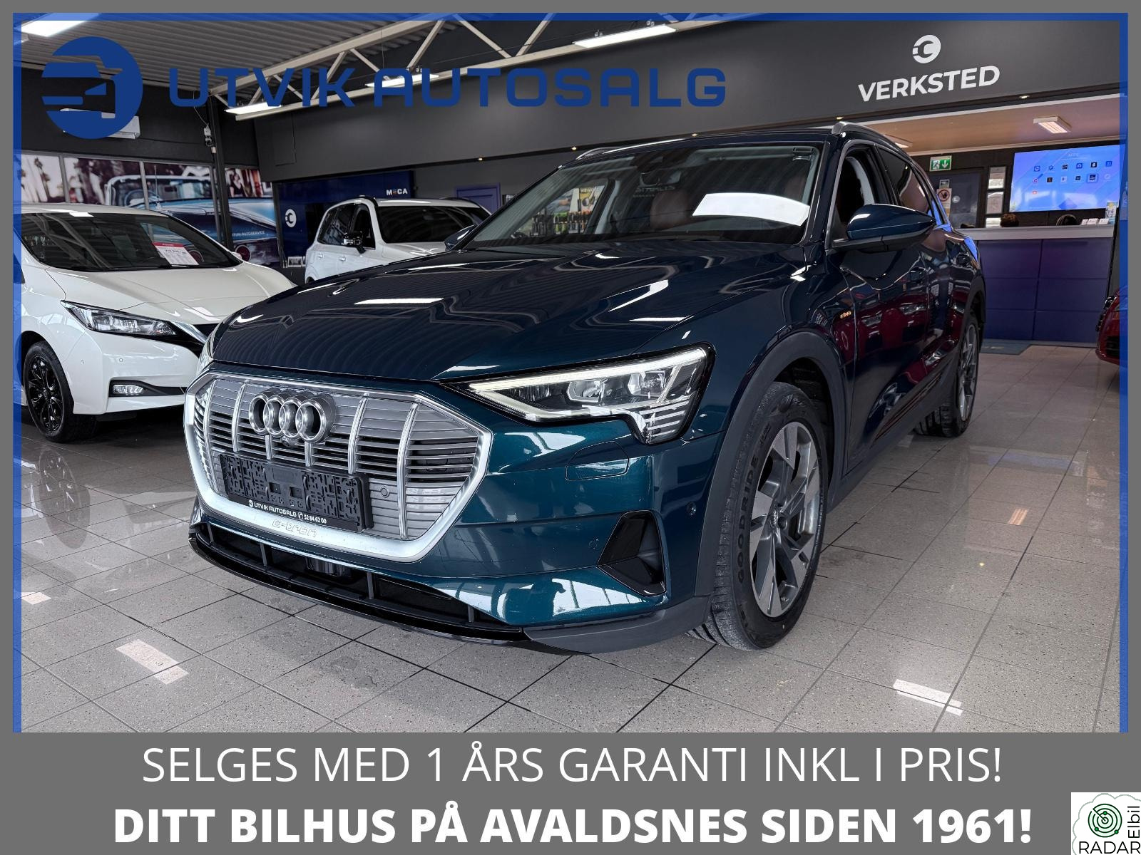 AUDI e-tron 55 408HK 404KM/360KAMERA/BOSE/KROK/PRESENSE/MINNE++