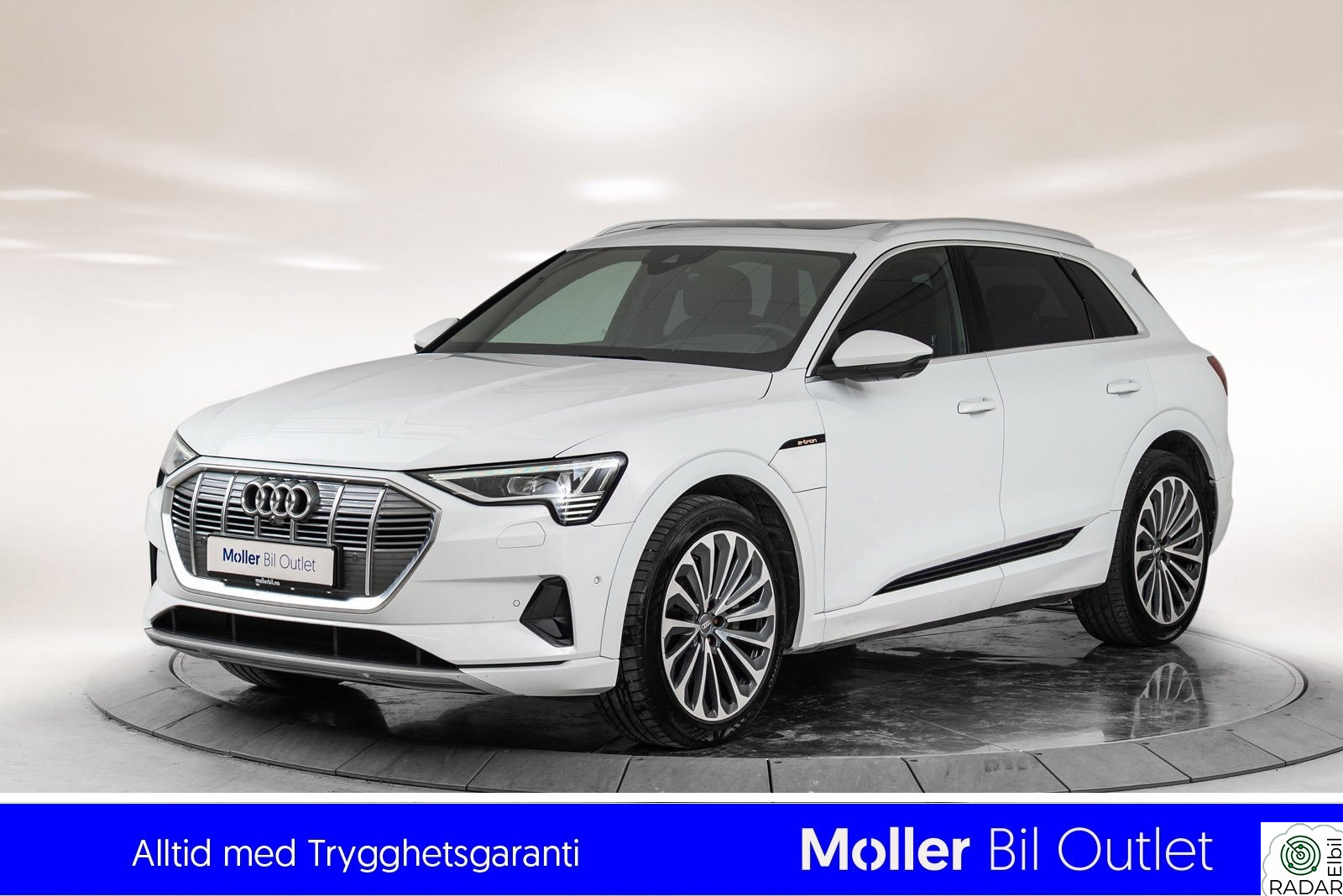 AUDI e-tron 55 55 - Konturseter, Nattsyn, HUD, B&O, Pano, Skinn