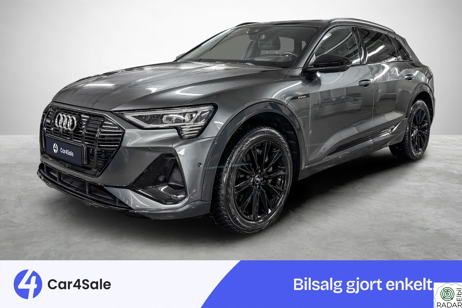 AUDI e-tron 55 55 Black Edition S-Line / HUD / Skinn / B&O / H.feste