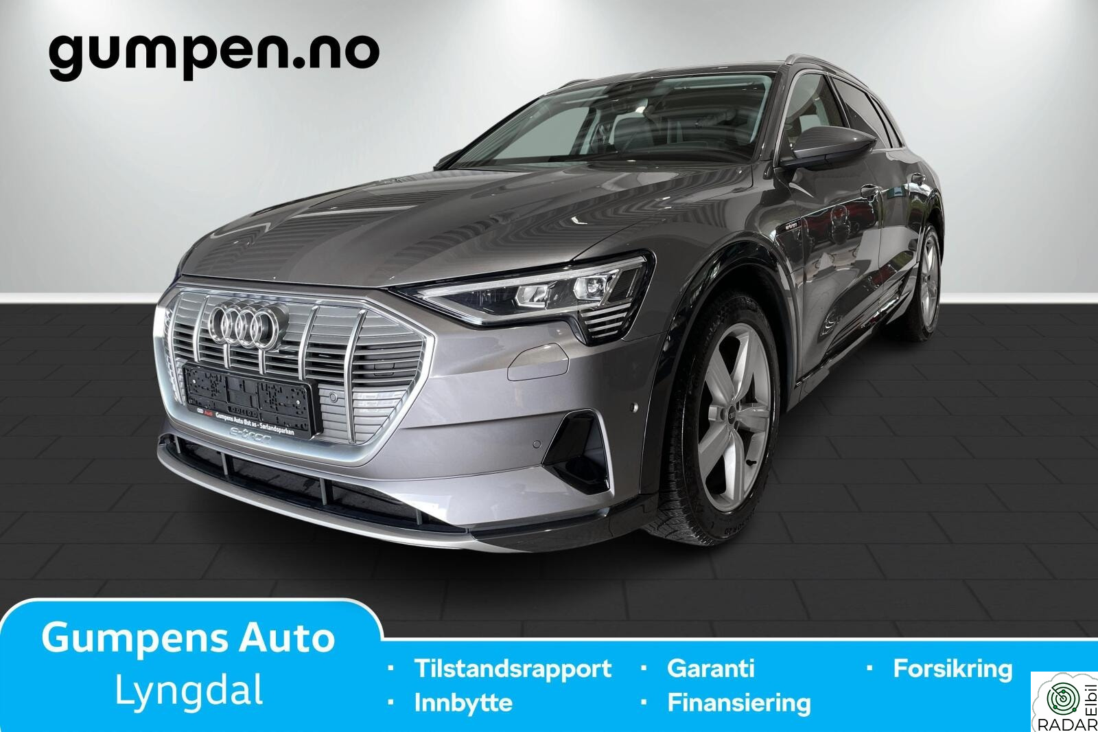 AUDI E TRON 55 55 advanced business' Ryggekamera, sportsseter, hengerf
