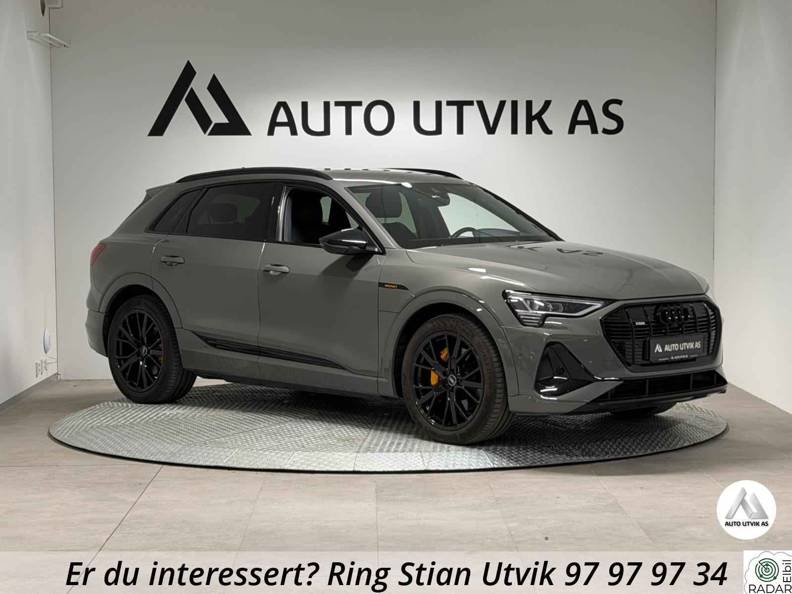 AUDI E TRON 55 E-TRON 55/MATRIX/B&O/KROK/KEYLESS/HUD/VINTERPAKKE/LUFT