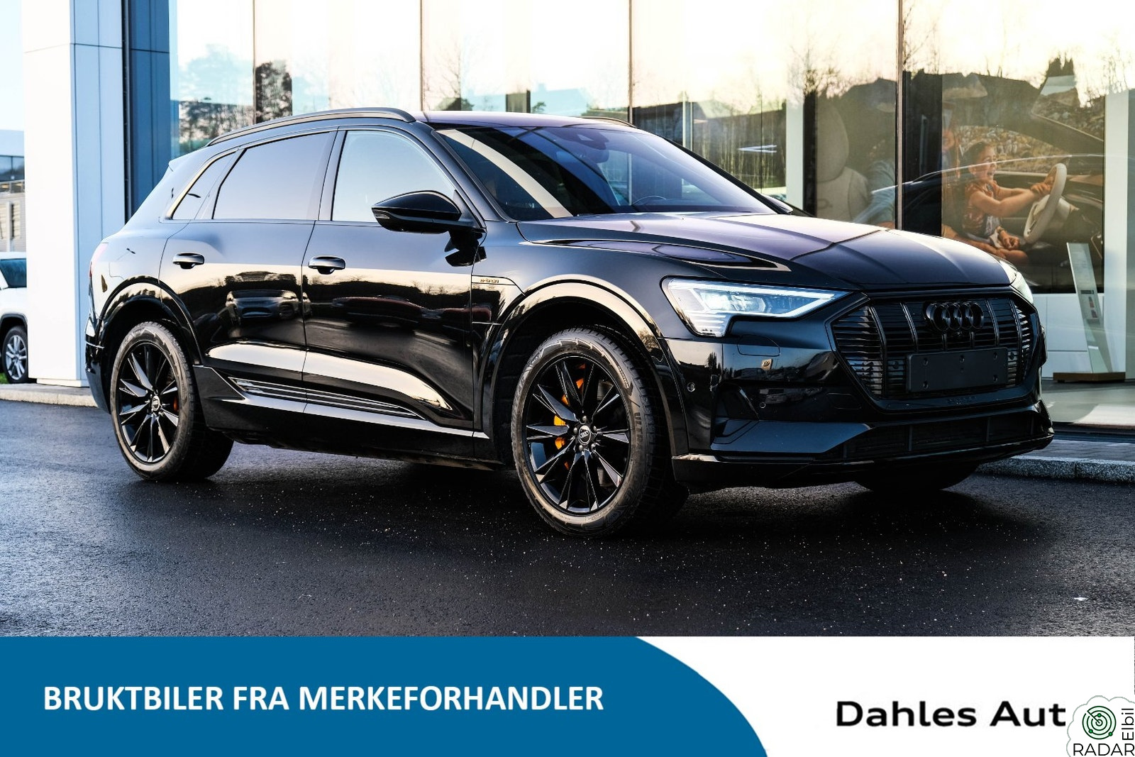 AUDI E TRON 50 50 Advanced Sport - Sort optikk/360/Sportsseter/H.feste