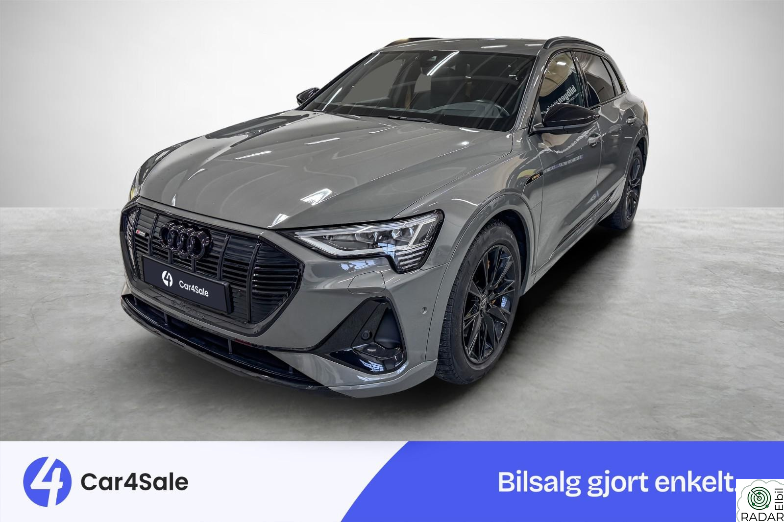 AUDI E TRON 55 55 Black Edition S line / Krok / Skinn / HUD / Garanti+