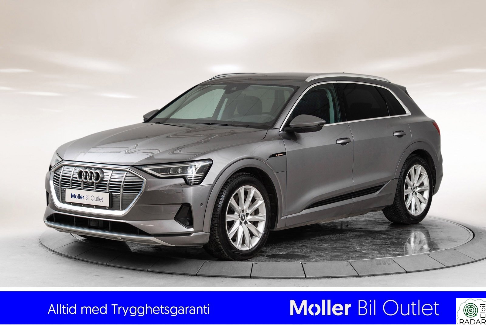 AUDI e-tron 55 Advanced Plus - HUD, 360Kam, Skinn, Luft, Sp.Seter